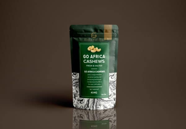 Go Africa® Roasted Cashews, 250 grams / 8.81oz - Image 2