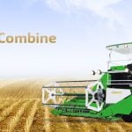 IndoFarm: Crawler Combine harvester: AGRICOM 1070