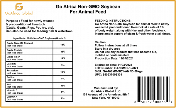Go Africa®  Non-GMO Soybeans for Animal Feed, 50 Kgs Bags sold per MT - Image 2