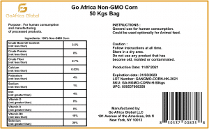 Go Africa® Non-GMO Corn for Human Consumption, 50 Kgs Bags (Sold Per MT)  Call or email  for Price - Image 9